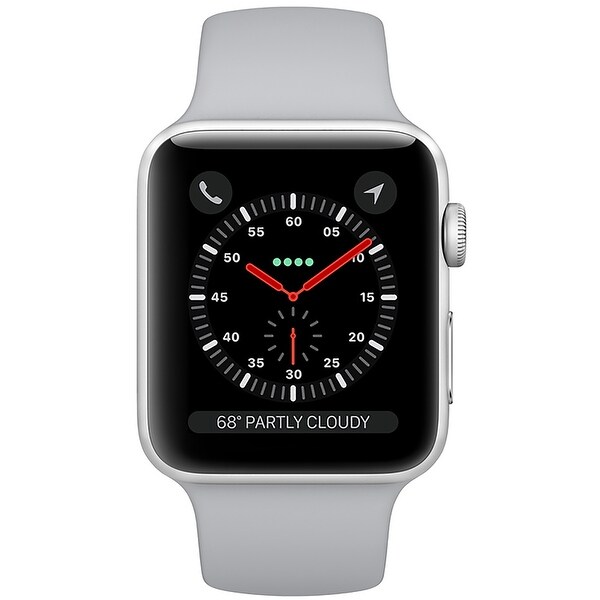 Apple watch series 3 gps silver aluminum case with fog sport band sales